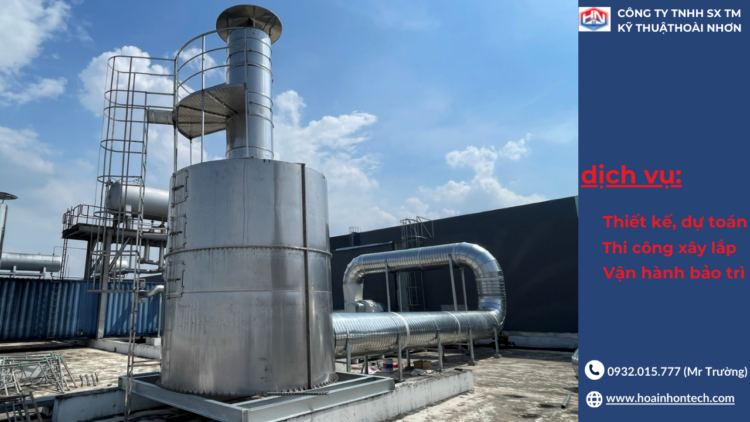 NGHIỆM THU, BÀN GIAO HỆ THỐNG XỬ LÝ KHÍ THẢI CÔNG NGHIỆP | HOÀI NHƠN - Xử lý nước thải, khí thải sinh hoạt & công nghiệp, cung cấp thiết bị, giải pháp và tư vấn môi trường.