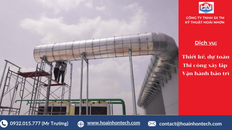 HỆ THỐNG XỬ LÝ KHÍ THẢI CÔNG NGHIỆP | HOÀI NHƠN - Xử lý nước thải, khí thải sinh hoạt & công nghiệp, cung cấp thiết bị, giải pháp và tư vấn môi trường.